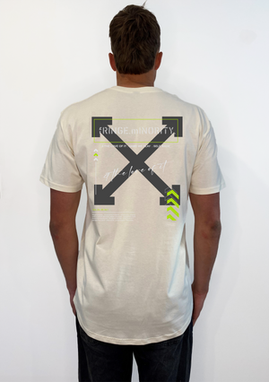 Ecru Curved Tee 4the Green