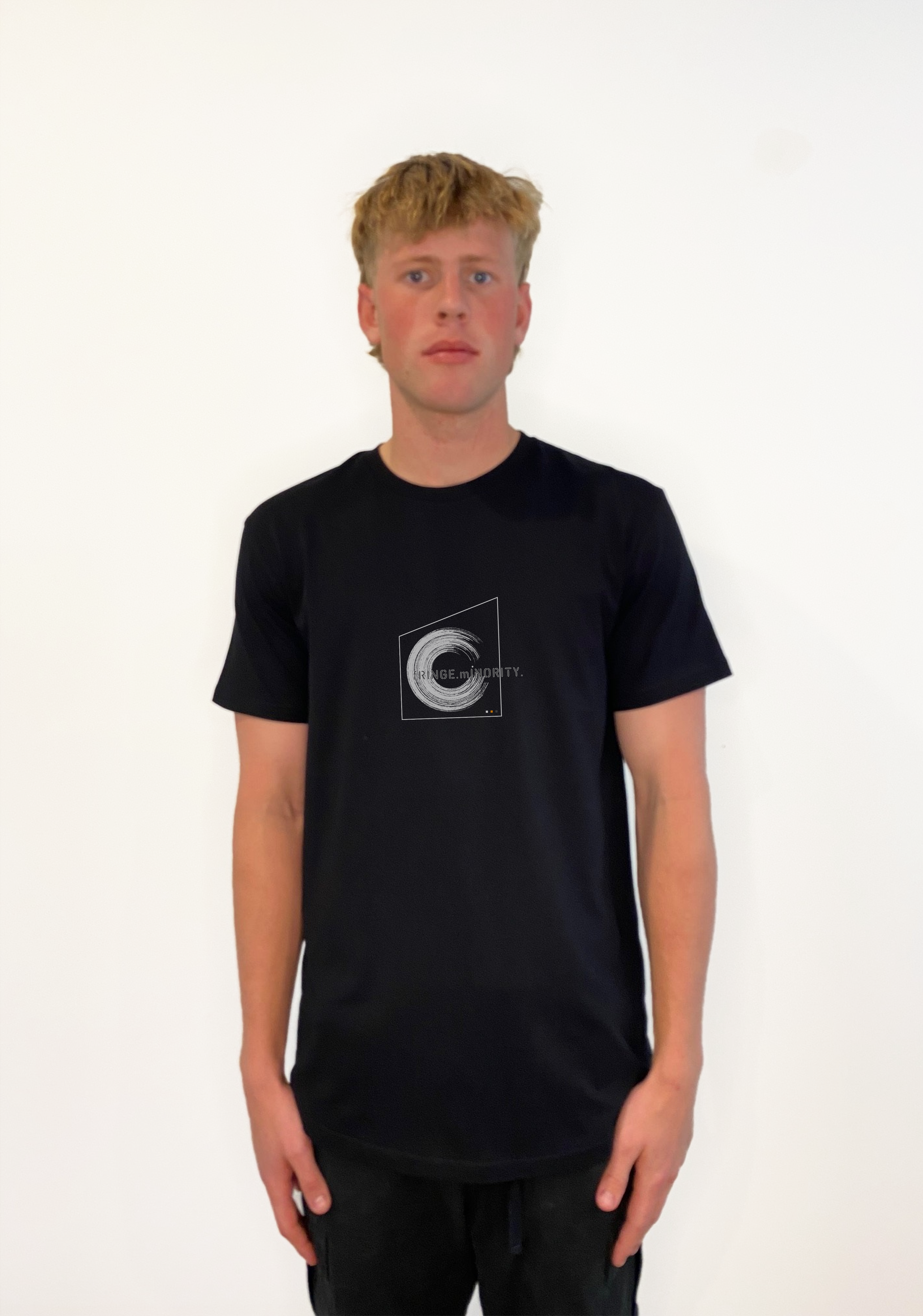 Black Curved Tee New Us