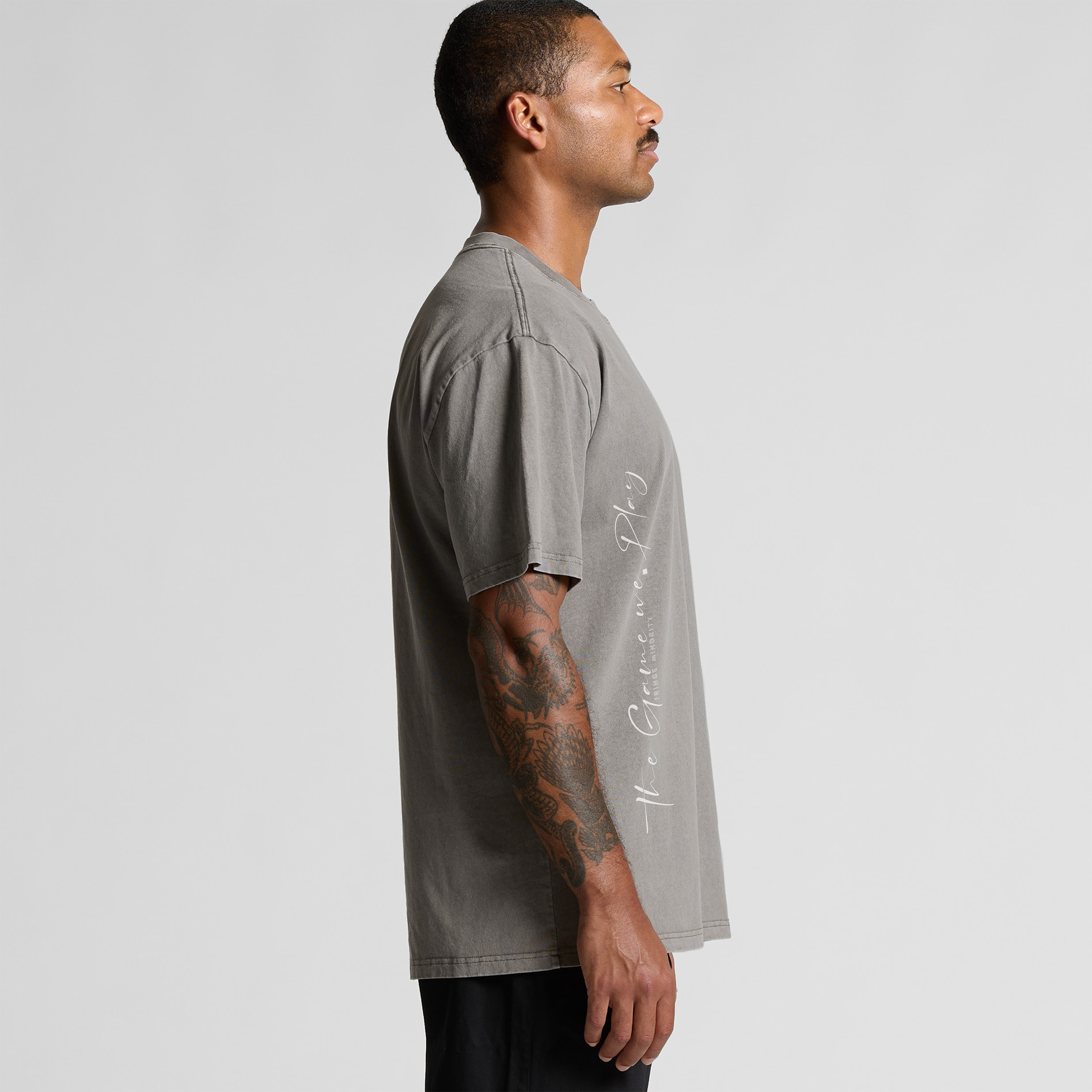 Charcoal Faded Relaxed Tee Game We Play