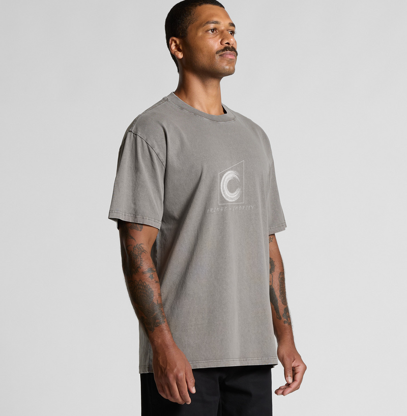 Charcoal Faded Relaxed Tee New Us