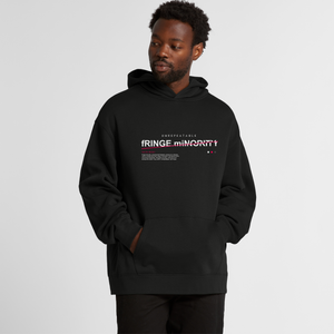 Black Relaxed Hoodie Unrepeatable Pink