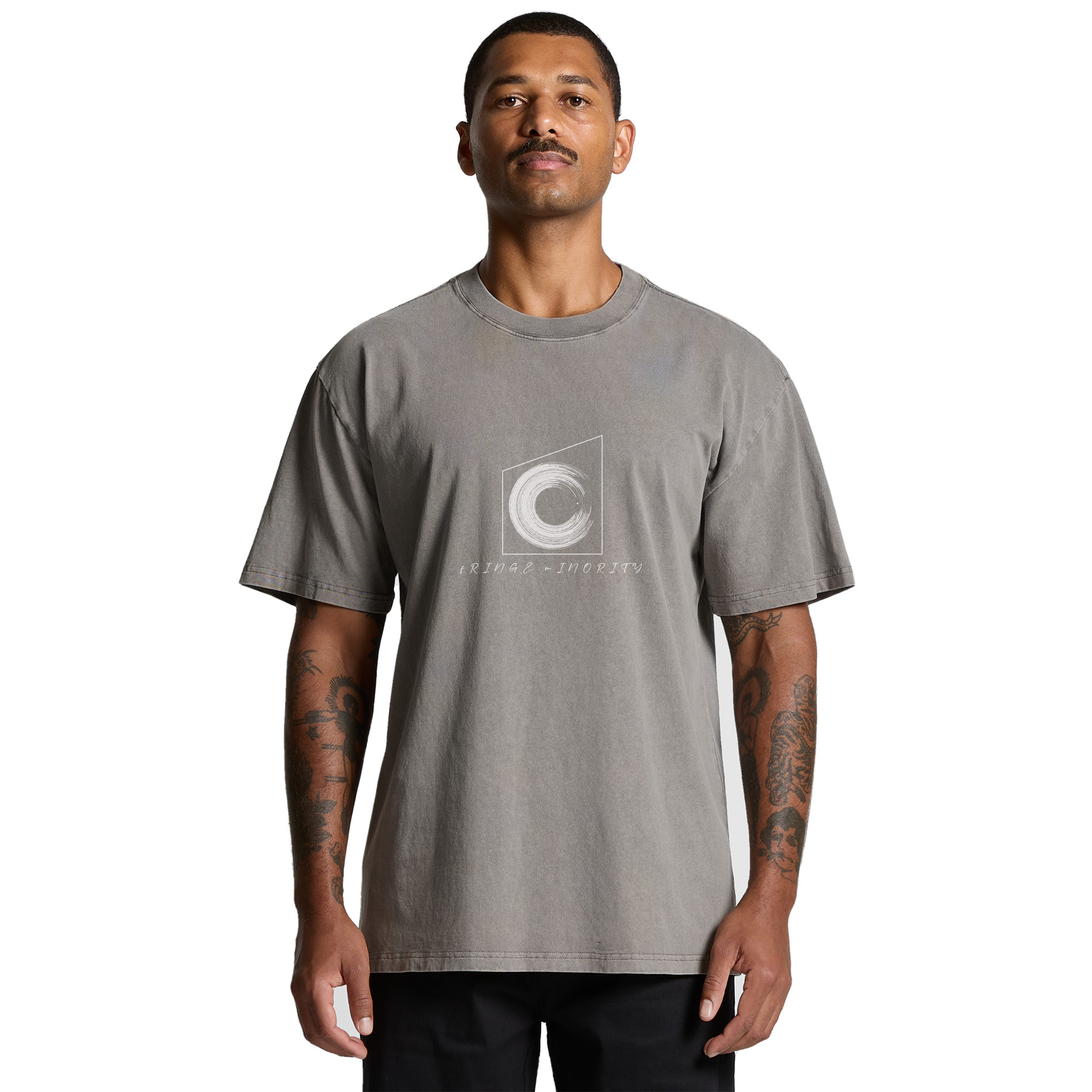 Charcoal Faded Relaxed Tee New Us