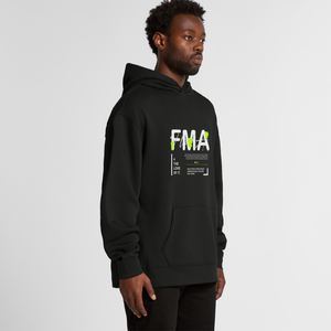 Black Relaxed Hoodie 4the Green