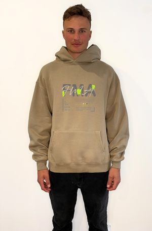 Sand Relaxed Hoodie 4the Green