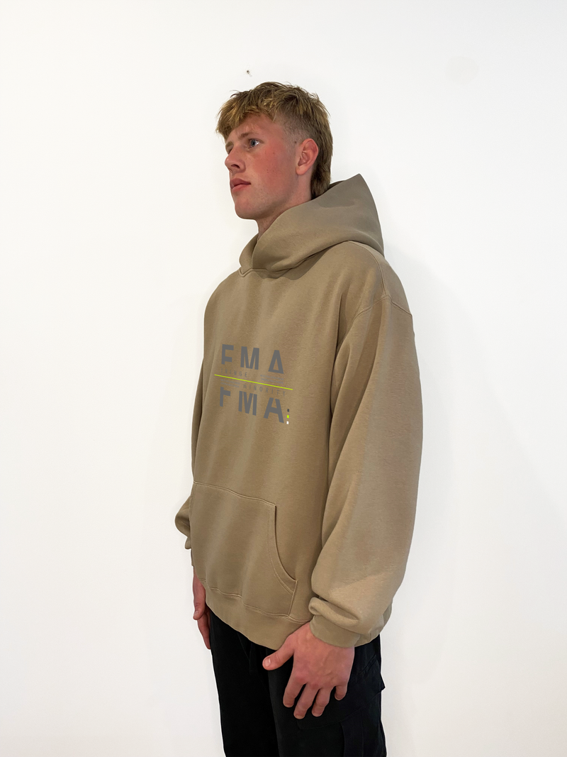 Sand Relaxed Hoodie FMA Green