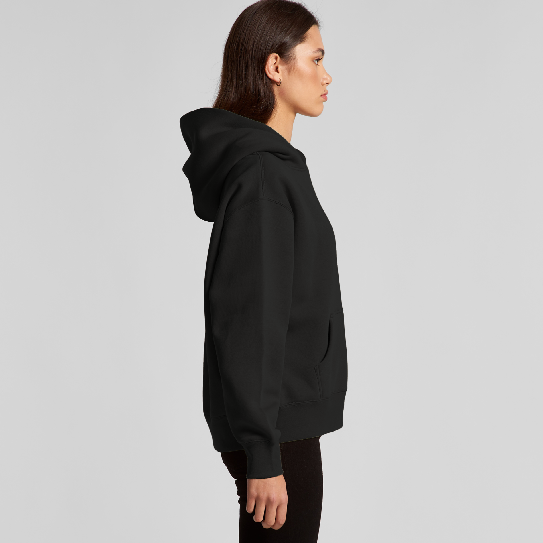 Black Relaxed Hoodie Original